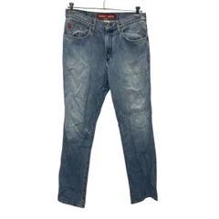 GUESS デニムパンツ W33 ブルー ゲス ジップアップ メキシコ製 カジュアル アメカジ ジーンズ デニム 古着卸 アメリカ仕入 2506-841のサムネイル