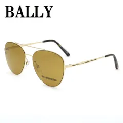 バリー BALLY BY0080-D 28E 60 サングラス アジアンフィット UVカット 紫外線カット ノーズパッド 鼻あて メンズ ブラウン ゴールドのサムネイル