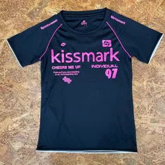 kissmark ドライTシャツ レディースL キスマーク スポーツウェア Ladies 半袖 ショートスリーブ ヨガ ジム ユーズド USED 古着のサムネイル