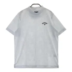 サイズ：M CALLAWAY キャロウェイ 2024年モデル モックネック 半袖Tシャツ メッシュ  グレー系 [240101526216] ゴルフウェア メンズ ストスト