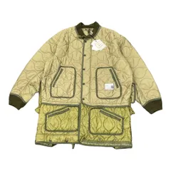 MAISON MIHARA YASUHIRO ボトムレイヤードキルティングコート