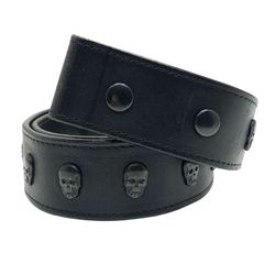 lucien pellat-finet ルシアンペラフィネ SkullStuds Leather Belt Black スカルスタッズ レザー ベルト ブラック