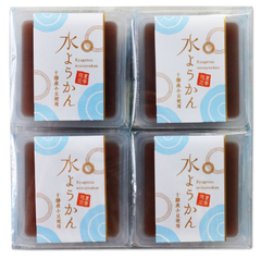 柳月 水ようかん 4個入 【夏季限定】北海道土産 パック入 十勝産小豆  和菓子 ギフト