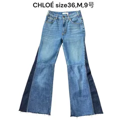 Chloé ブーツカットデニム ライトブルー