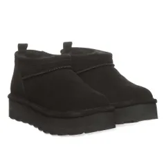 BEARPAW ムートンブーツ レディース おしゃれ ブランド 3051W RETRO SUPER SHORTY　お取り寄せ【Black】