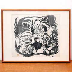 小島功 カッパ 木版画【水ぬるむ】かっぱCM 黄桜 - メルカリ