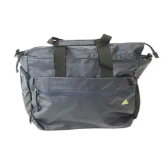 アディダス adidas 2WAY スポーツバッグ ショルダー ボストン 鞄 カバン 21L 紺 ネイビー ライムグリーン