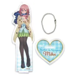 【中古】キーホルダー・マスコット(キャラクター) 中野三玖(バレンタインver.) スタンドアクリルキーホルダー 「五等分の花嫁」