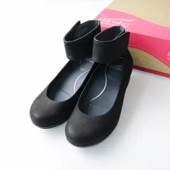 未使用 ダンスコ dansko LuLu Nubuck ルル ヌバック アンクルストラップ シューズ 37｜ブラック レザー 約23.5〜24.0cm【2400014613117】のサムネイル
