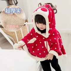 サンタコスチューム キッズ クリスマス衣装 マント サンタ服 サンタクロース 鹿 トナカイ サンタ衣装 あったかボア ドット柄 サンタ衣装 子供 女の子 子供服 コスプレ パーティー クリスマス コスチューム xiaokb29