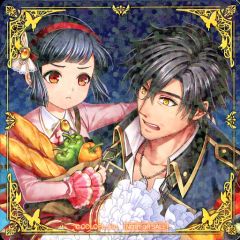 [중고] 머그컵·탕만 검을 숨기고 있는 젤라드 & 코피슈 비주얼 코스터 [퀴즈 RPG 마법사와 검은 고양이의 위즈 황혼 메아레스 <순회하는 다행>정권] 관련 상품 구입 특전