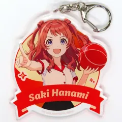 【中古】キーホルダー 花海咲季 描き下ろし ボウリングシャツver. BIGアクリルキーホルダー 「学園アイドルマスター×ROUND1」