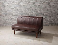 送料無料 2人掛けソファ レザー調 142cm 有名ショップ購入 112925