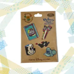 ディズニー ワッペン ハンディクラフト Handycraft　My Favorite Items ミッキー ミニー ノート ボールペン マグカップ サングラス 帽子 東京ディズニーリゾート TDR