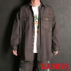 【KAMIYA/カミヤ】BORO Duck Shirt - GRAY / ボロ ダック シャツ / G14SH034【送料無料】