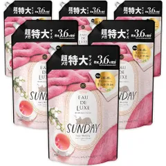 ☆訳アリ特価☆ レノア オードリュクス 柔軟剤 マインドフルネスシリーズ サンデー 詰め替え 1360mL×6袋