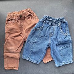 opening N デニムパンツ　 ocean&groundパンツ　２点セット販売　95サイズ　まとめ売り　ベビー　キッズ　子供服