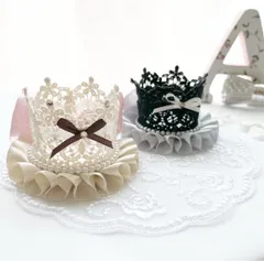 お好きにカスタム♡ちょっぴりお姉さんカラーのロゼットクラウン☆ベビークラウン