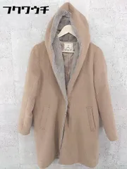 ■ AS KNOW AS アズノゥアズ フード付き コート ブラウン レディース  【1002801443139】