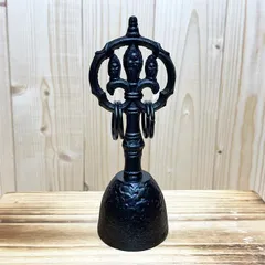 南部鉄器 鈴木盛久工房 南部砂鉄鈴 手振り鈴 卓鈴/未使用品 南部鉄器