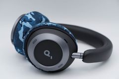 Anker Soundcore Space One Pro のイヤーパッドの保護・修理に mimimamo スーパーストレッチ・ヘッドホンカバー （サイズ：L、色：オーシャン、型番：MHC-002-CO）
