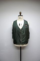 ◆US.AIR.FORCE E-1ベスト USED 美品 胸ロゴ 1962年