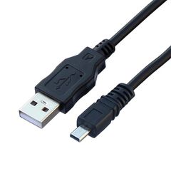 最短当日発送 デジカメ ケーブル USB ミニ8ピン平型 デジタルカメラ用 1m wuernine A-mini 8pin Nikon ニコン パナソニック 富士フイルム UC-E6互換品 データケーブル 一眼レフカメラ USBケーブル カメラ転送