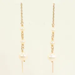 4℃　K10PG　ピアス　earring　パール　（真珠）　総重量約1.1g