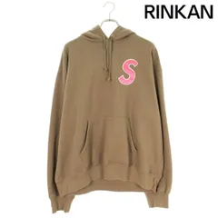 2025年最新】supreme sロゴ パーカー ブラウンの人気アイテム