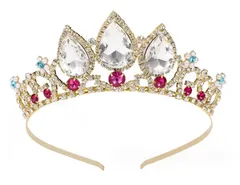 ティアラ カチューシャ ラプンツェル風 コスプレ用 M250412-233