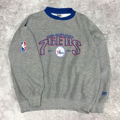 NBA フィラデルフィア・セブンティシクサーズ 90s スウェット Lee SPORT グレー XL 76ers 古着 バスケ トレーナー 刺繍