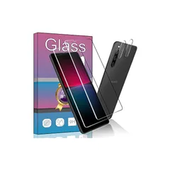 【4枚セット】2枚 FOR Sony Xperia 10  SO-52C / SOG07 用のガラスフィルム + ２枚 Xperia 10  用の カメラ フィルム 超薄型 強化ガラス 保護フィルム SO-52C / SOG07 用の旭硝子製 高透過率 硬 1