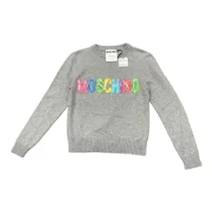 MOSCHINO マルチロゴ プルオーバー カシミア ニット モスキーノ 46のサムネイル