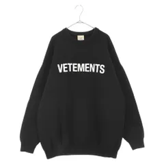 インターシャセーター美品 ヴェトモン VETEMENTS ニット セーター オーバーサイズ