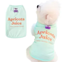 新品 AmzBarley 犬 服 春夏 Tシャツ タンクトップ 綿 英字プリント 丸首 袖なし 犬の服 シャツ 小型犬 中型犬 春 夏 犬服 シャツ 夏服 薄手 柔らかい カジュアル おしゃれ 可愛い ペット 伸縮性 着せやすい 脱毛保護 防虫 犬用 服 ドッ