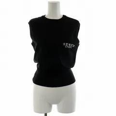 シャネル CHANEL ココマーク ベスト ニット プルオーバー ロゴ 36 S 黒 ブラック /AQ ■GY99のサムネイル