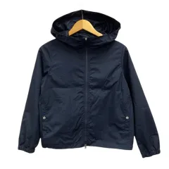 アーバンリサーチ URBAN RESEARCH ナイロンジャケット マウンテンパーカー フード付き 無地 長袖 FREE 紺 ネイビー 