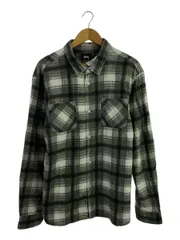 STUSSY ネルシャツ XL ウール ブラック チェック 111892