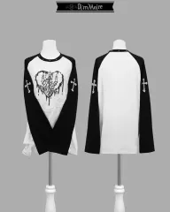 Dimmoire Tシャツ DimMoire ディムモアール Piercing肋骨BIG T White 肋骨 シャツ