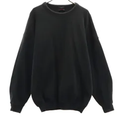 santa fe サンタフェ 90s 日本製 オールド バック刺繍 長袖 スウェット トレーナー 5 黒 メンズ 古着