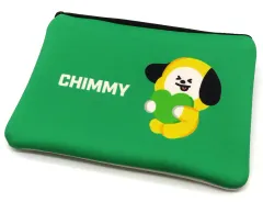 【中古】雑貨 CHIMMY(ジミン) フラットポーチ 「BT21×爽健美茶」 わたしのLoveマイルコース第2弾 2Loveマイル抽選特典