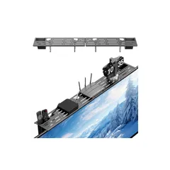 テレビ上ラック テレビ裏収納 工具不要で取り付け テレビ上 棚 TV用アクセサリ 耐荷重6kg TV上収納棚 スマート smart ルーター収納 ケーブル収納 2点セット 0