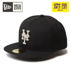 【ムラスポ公式】NEW ERA ニューエラ キャップ 5950 59FIFTY MLB Rhinestone ラインストーン Badge ニューヨーク・メッツ ブラック 14307659 メンズ レディース
