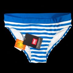 新品 HELLY HANSEN ヘリーハンセン UPF50＋ MT Bikini Shorts ボーダー柄 ビキニ ショーツ アースブルー レディース 水着 HW71820
