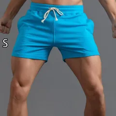 [S]メンズ ファッション 服 男性用 オシャレ シンプル 大人 かっこいい 大きいサイズ ストリート 紳士服 綿 パンツ バドミントン ミディアム スポーツ フィットネス ランニング