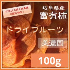 美濃国　ドライフルーツ　富有柿　100グラム(50g×2)  岐阜県産