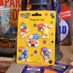 m&m's マグネット 5個セット / エムアンドエムズ アメリカン雑貨 磁石 冷蔵庫 マグネット チョコレート ガレージ 可愛い オシャレ