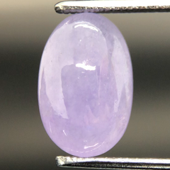 天然本翡翠　ラベンダー　ルース　3.702ct　アイス　みずみずしい　とろみ　希少　逸品　国内鑑別書付き