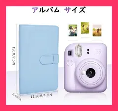 【スタッフおすすめ！】チェキ アルバム チェキ帳 富士フイルム FUJIFILM 108枚収納 大容量 3インチミニ用instax mini EVO/12/11/8/9/7s/25/70/90インスタントカメラ写真 ウォレットアルバム チェ
