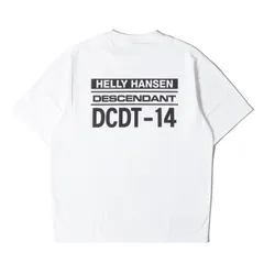 【新品】DESCENDANT ディセンダント Tシャツ ホワイト 白 サイズ:L | 24SS HELLY HANSEN クルーネック Tシャツ (S/S HH UpDRIFT Tee) | トップス カットソー 半袖 | コラボ【メンズ】